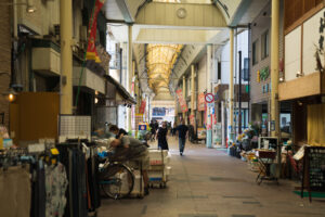 唐人町商店街の通り