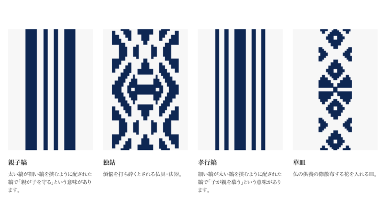 献上（独鈷・華皿紋様）